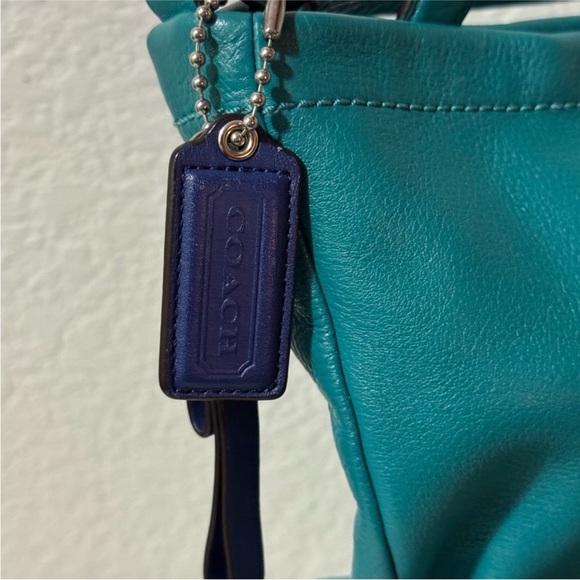 Coach Turquoise Leather Hobo Bag - Picture 12 of 17